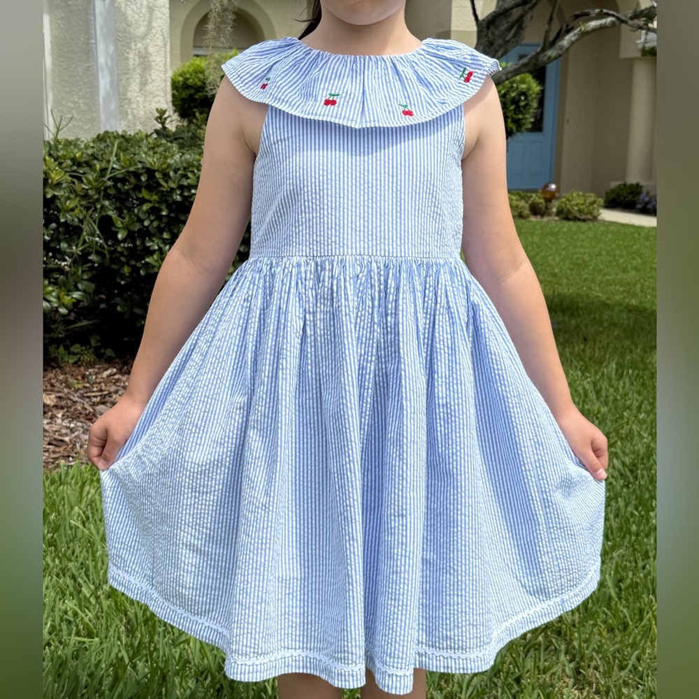 Trotters Light Blue Sun Dress